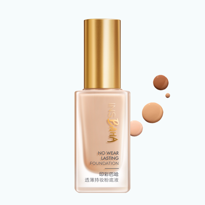 代理管理网印彩巴哈透薄持妆粉底液-柔雾型/柔润型